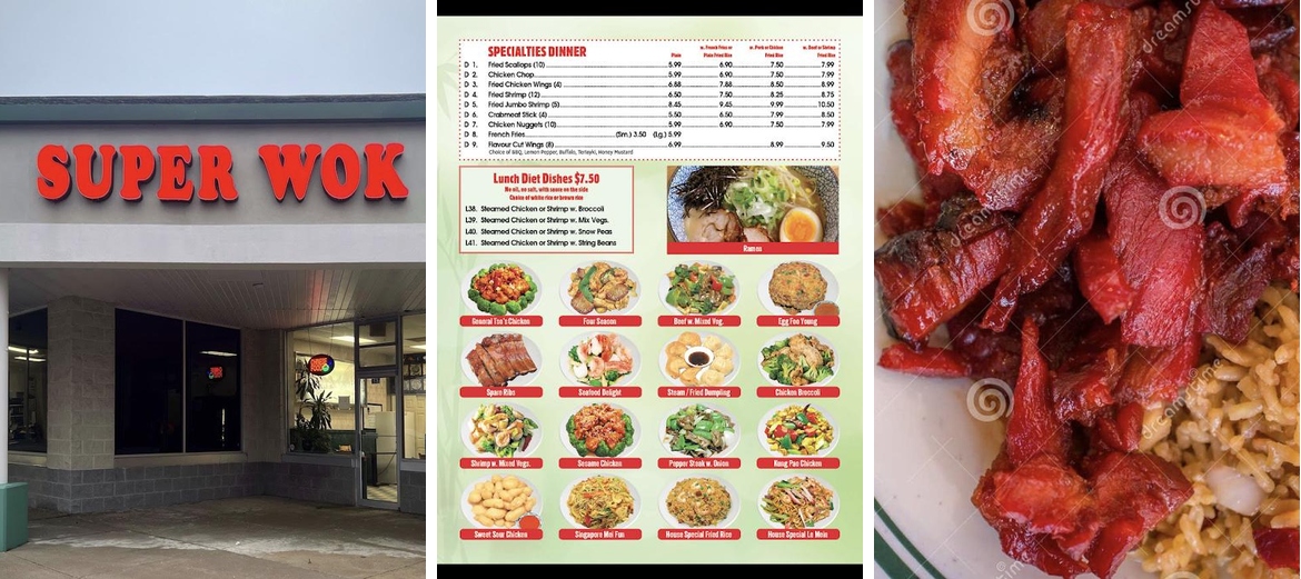 Super Wok Menu