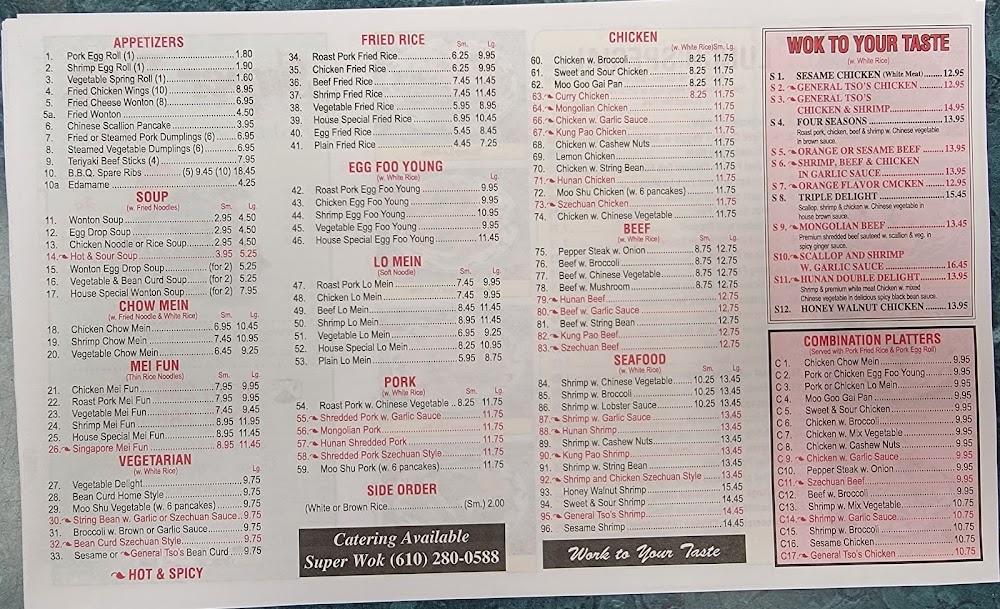 Super Wok Menu image 3